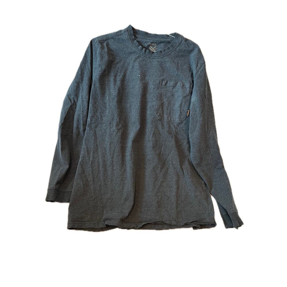 Hawx Work Wear Gray Long Sleeve TShirt Mens XXL